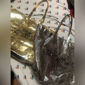 Two foil tote Marc Jacobs
